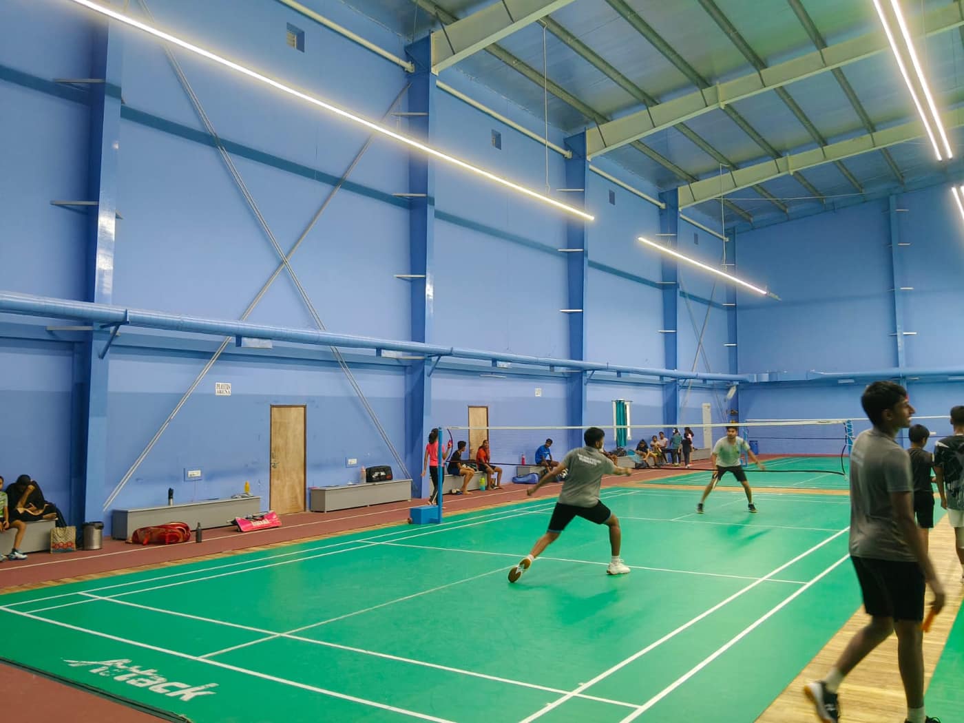 Indoor Badminton Arena — Sports steel structure by Reacon